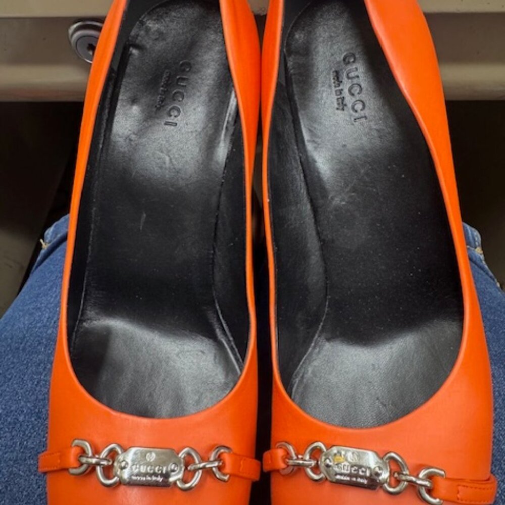 Gucci - Orange High Heel